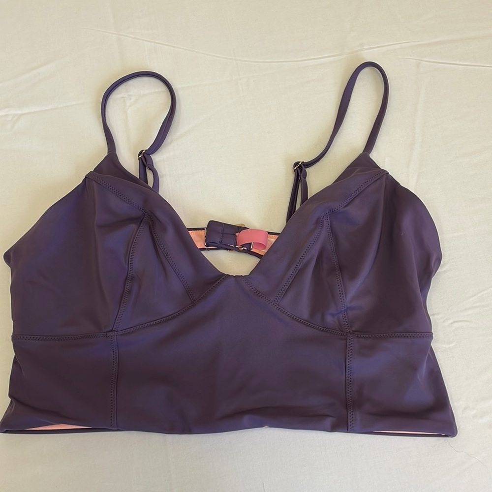 Victoria's Secret Cropped Bikini Top in Sz Large